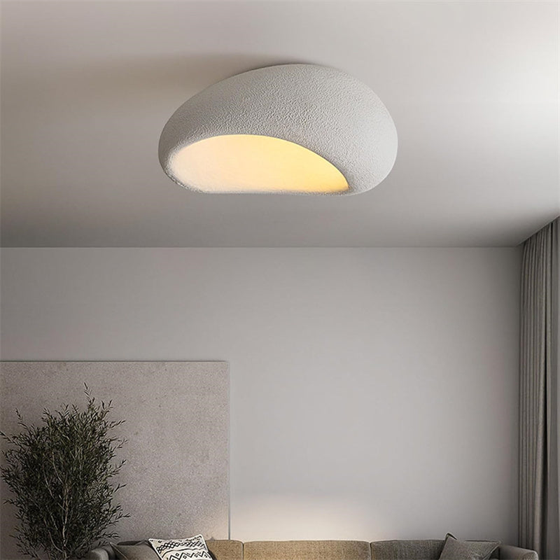 LumiNest Resin Ceiling Light with 3-Color Lights