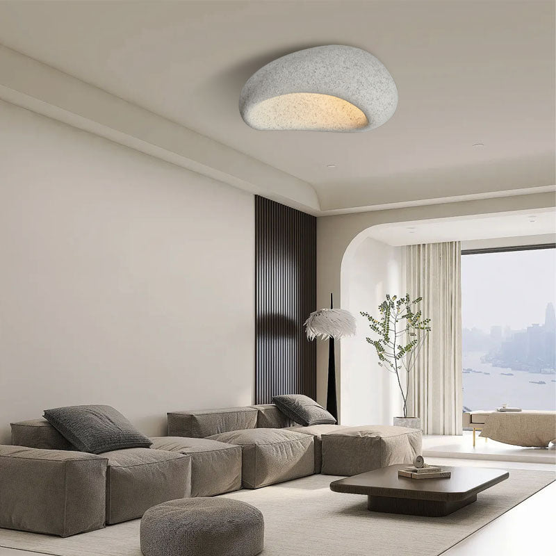 LumiNest Resin Ceiling Light with 3-Color Lights