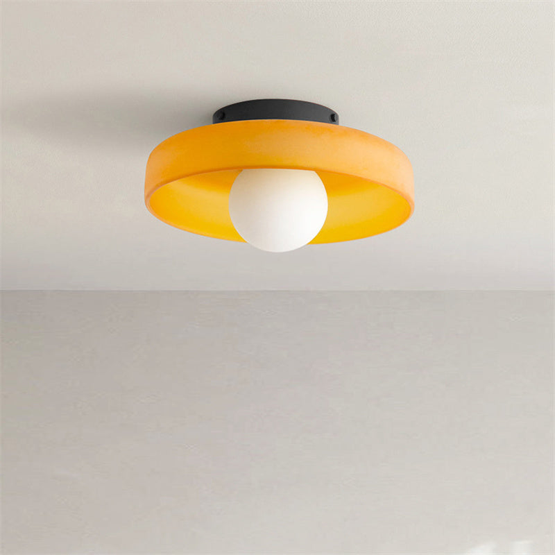 LumiAura Glass Ceiling Light