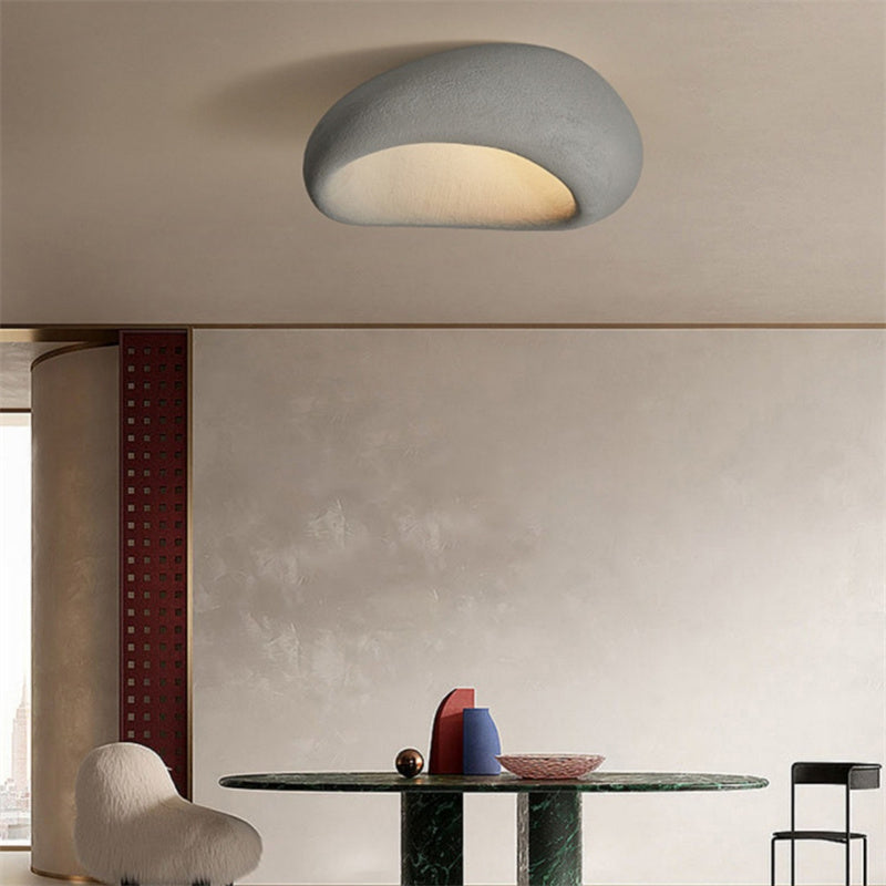 LumiNest Resin Ceiling Light with 3-Color Lights
