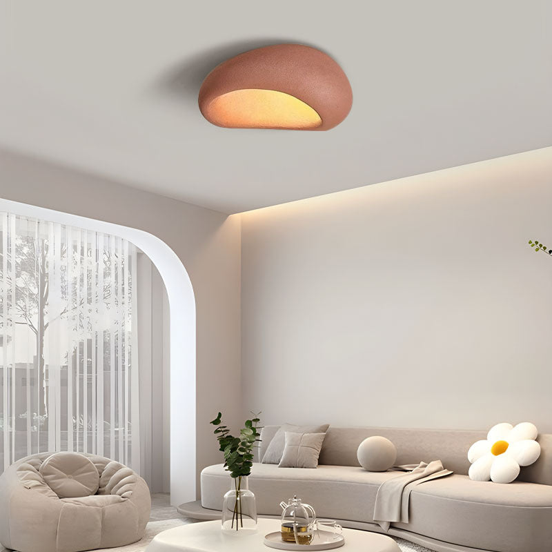 LumiNest Resin Ceiling Light with 3-Color Lights