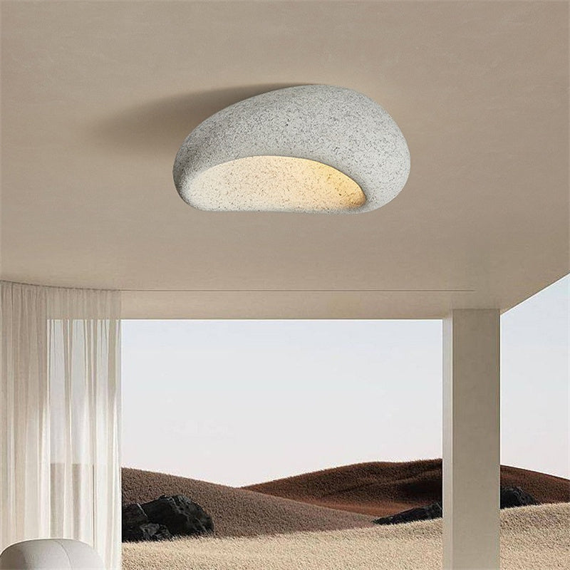 LumiNest Resin Ceiling Light with 3-Color Lights