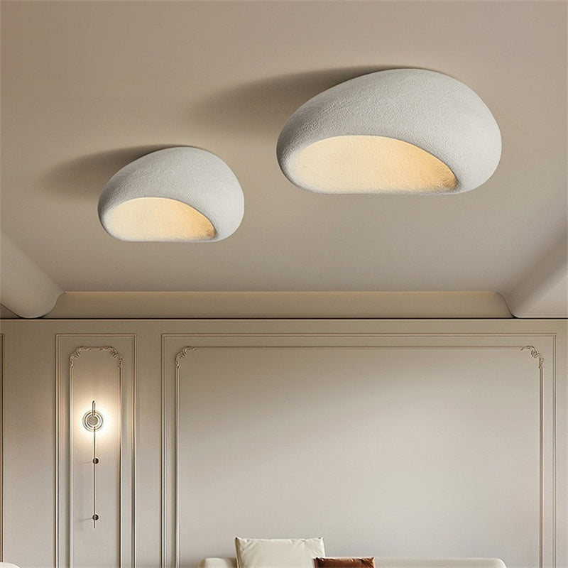 LumiNest Resin Ceiling Light with 3-Color Lights