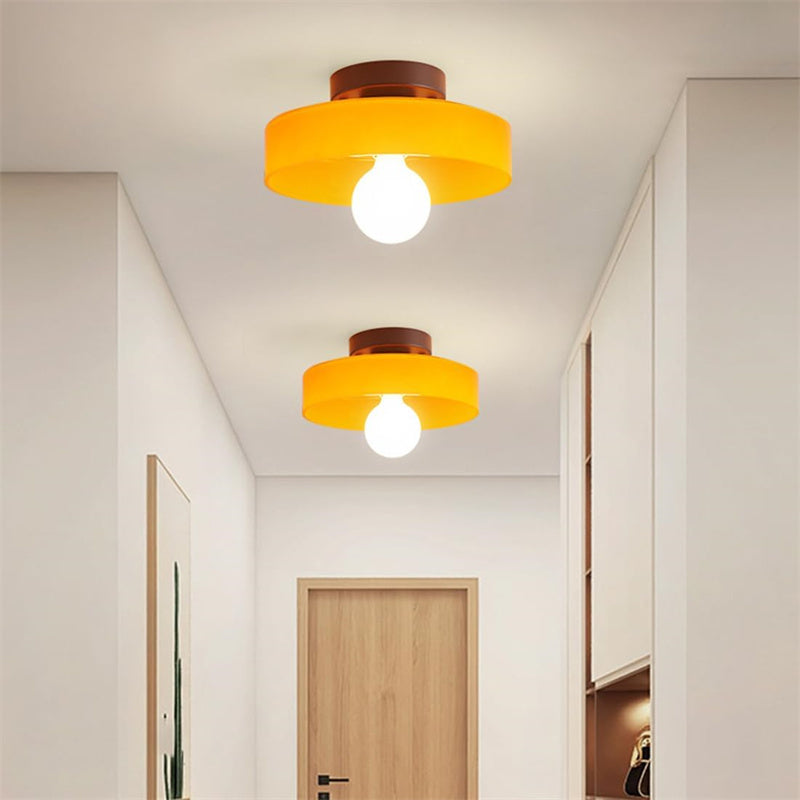 LumiAura Glass Ceiling Light