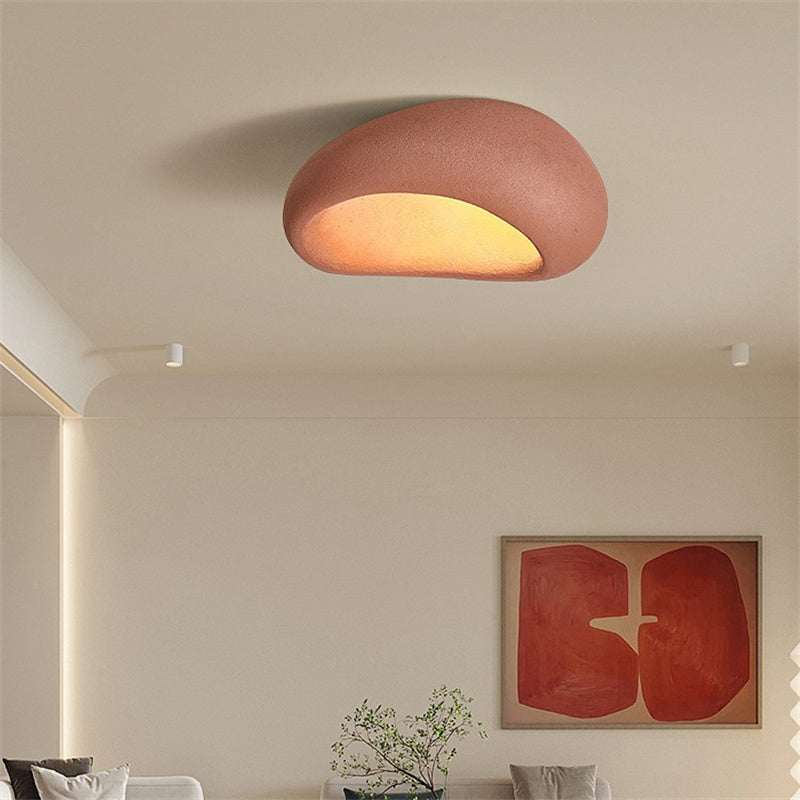 LumiNest Resin Ceiling Light with 3-Color Lights