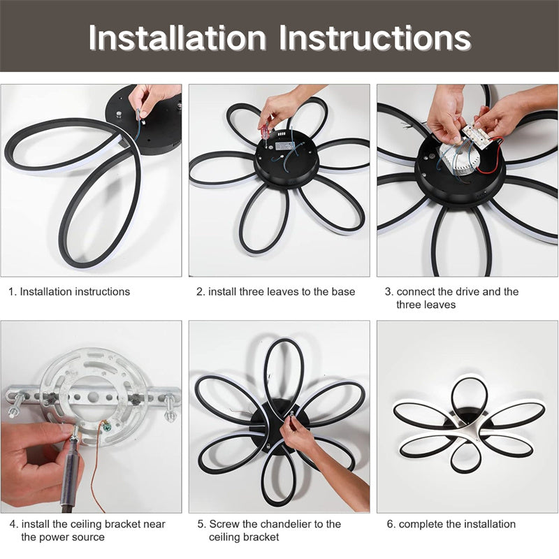 BlossomGlow LED Ceiling Light