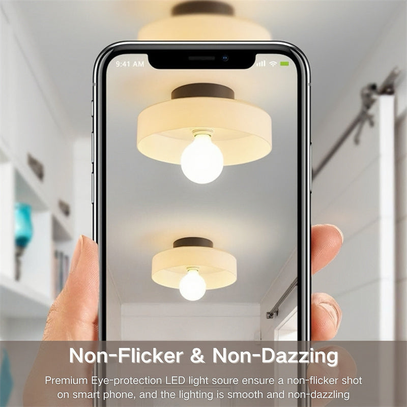 LumiAura Glass Ceiling Light