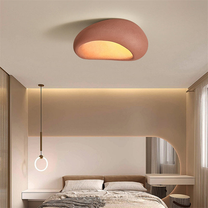 LumiNest Resin Ceiling Light with 3-Color Lights