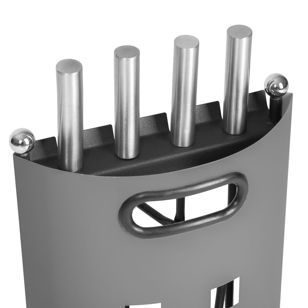 5 Pieces Fire Place Tool Set | Sleek and Handy